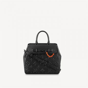 LV M58710 男士黑色 STEAMER TOTE 手袋