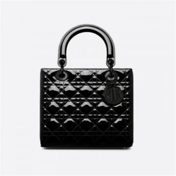 DIOR M0565NWDD 女士黑色 中号 LADY DIOR 手袋