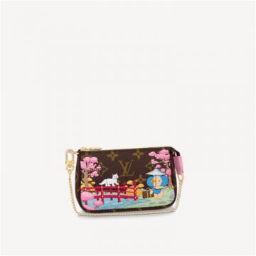 LV M45905 女士老花 MINI POCHETTE ACCESSOIRES 手拿包