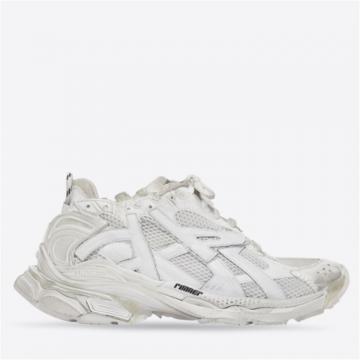 BALENCIAGA 656065W3RA19000 男士白色 Runner 运动鞋