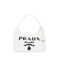 PRADA 1NE515 女士白色 Prada Re-Edition 2000 毛圈织物迷你手袋 