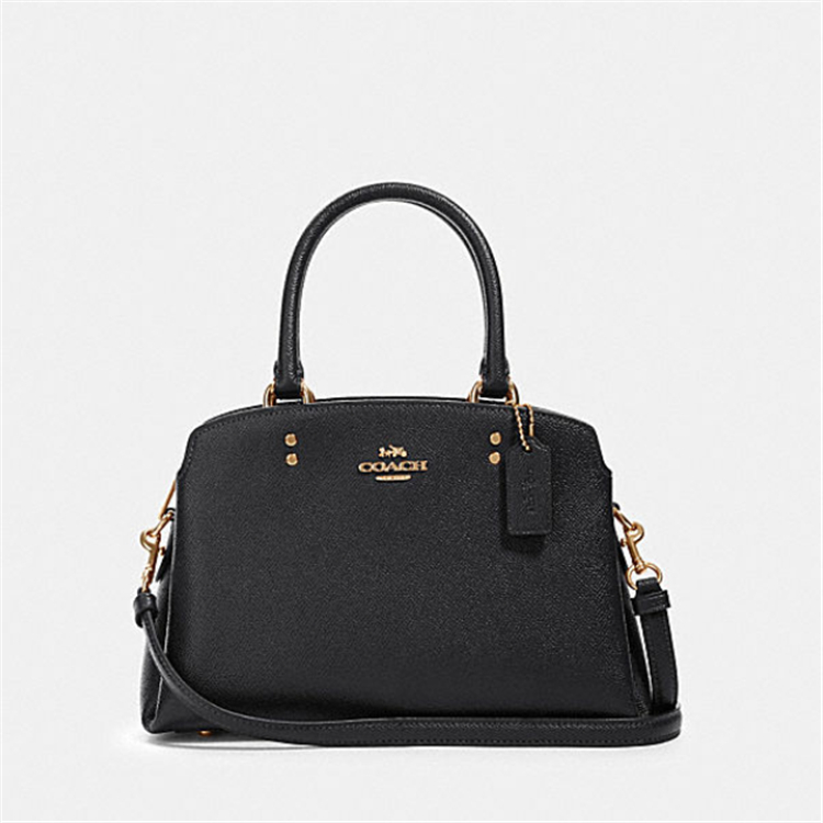 COACH 91146 IMBLK 女士黑色 迷你 LILLIE CARRYALL 手提包