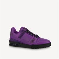 LV 1A9FJK 男士紫色 LV TRAINER 运动鞋
