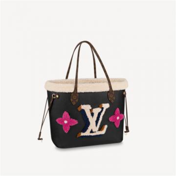 LV M56960 女士黑色 NEVERFULL 中号手袋