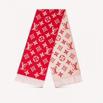 LV M76966 女士红色 SIMPLY LV 围巾