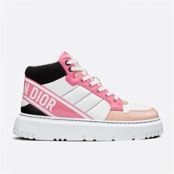 DIOR KCK327NYC 女士粉色拼米色 D-PLAYER 运动鞋