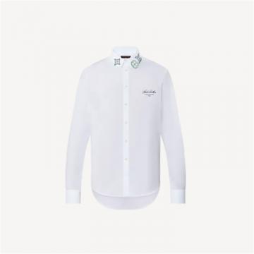 LV 1A9A25 男士白色 升级再造标准版型衬衫