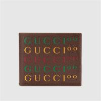 GUCCI 676238 男士棕色 Gucci 100 特别系列钱包