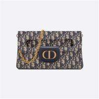 DIOR  M8641UTZQ 女士蓝色 中号 DIORDOUBLE 手袋