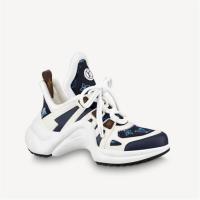 LV 1A9RX2 女士白色拼蓝色 LV ARCHLIGHT 运动鞋