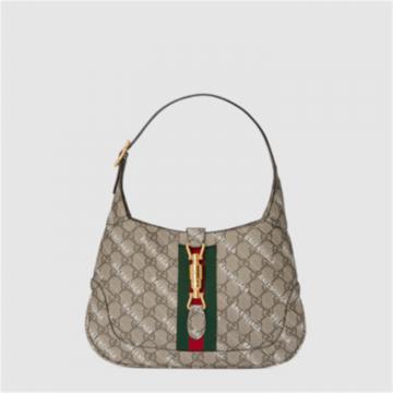 GUCCI 636706 女士乌木色 The Hacker Project Jackie 1961 小号手袋