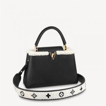 LV M59073 女士黑色 CAPUCINES 中号手袋