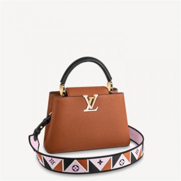 LV M59266 女士金棕色 CAPUCINES BB 手袋