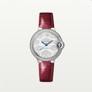 CARTIER W4BB0027 女士白色表盘 allon Bleu de Cartier 33毫米腕表