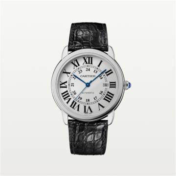 CARTIER W6701010 男士银色表盘 Ronde Solo de Cartier 腕表