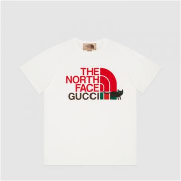 GUCCI 615044 女士白色 The North Face x Gucci 联名系列 T恤