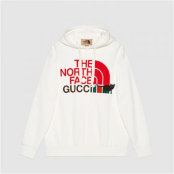 GUCCI 615061 女士白色 The North Face x Gucci 联名系列卫衣