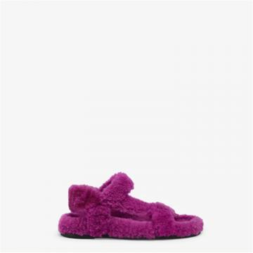FENDI 8X8229AGETF1FZF 女士紫色 FENDI FEEL 羊皮凉鞋