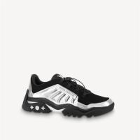 LV 1A99U2 男士黑色拼银色 MILLENIUM 运动鞋