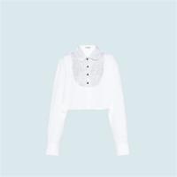 MIUMIU MK1606 女士白色 府绸衬衫