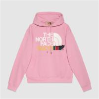 GUCCI 626989 女士粉色 The North Face x Gucci 联名系列卫衣