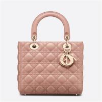 DIOR M0565ONGE 女士绯红色 中号 LADY DIOR 手袋