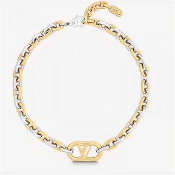 LV M00593 女士黄色 EVERYDAY CHAIN LV 项链