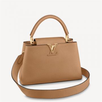 LV M59227 女士土黄色 CAPUCINES 中号手袋