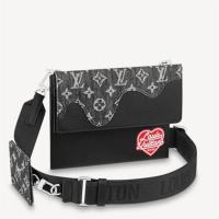 LV M81013 男士黑色 TRIO POUCH 手袋