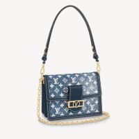 LV M59631 女士蓝色 DAUPHINE 中号手袋