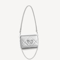 LV M59031 女士银色 TWIST 小号手袋