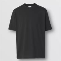 BURBERRY 80416981 男士黑色 专属标识图案棉质 T恤衫