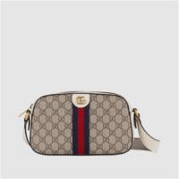 GUCCI 681064 女士白色拼乌木色 Ophidia 相机包