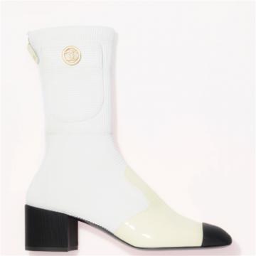 CHANEL G38522 女士白色 短靴