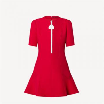 LV 1A9MLG 女士红色 伞形连衣裙