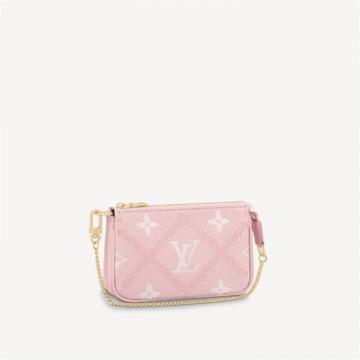 LV M81140 女士粉色 MINI POCHETTE ACCESSOIRES 手拿包