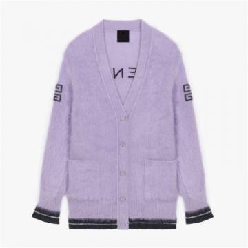 GIVENCHY BW90DW4ZAV 女士淡紫色 Givenchy 4g 开衫