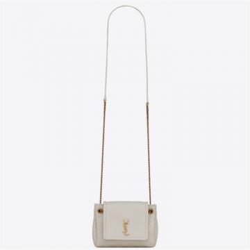 YSL 6727381EL079207 女士复古白色 MONOGRAM NOLITA 迷你手袋