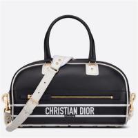 DIOR M6202OOBR 女士蓝色 中号 DIOR VIBE BOWLING 拉链手袋