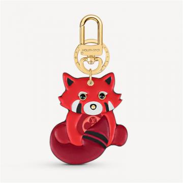 LV M00552 女士红色 LV FOXY 包饰与钥匙扣