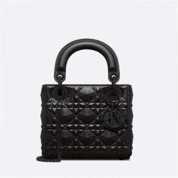 DIOR M0505SNEA 女士黑色 迷你 LADY DIOR 手袋