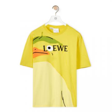 LOEWE S928Y22J03 男士黄色 棉质 Otori-Sama T恤