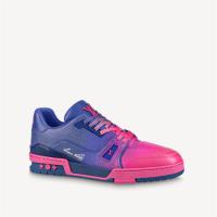 LV 1A9TSA 男士紫色 LV TRAINER 运动鞋