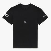 GIVENCHY BM71CP3Y6B 男士黑色 瓷质印花修身 T恤