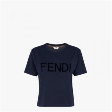 FENDI FS7389AJ0VF1FLH 女士蓝色 T恤