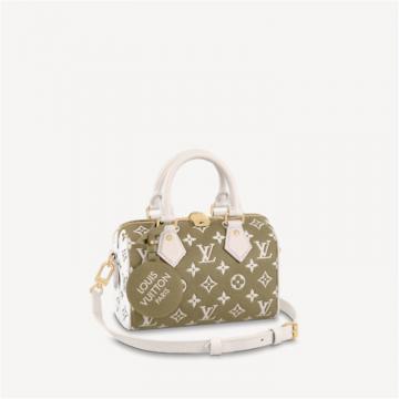 LV M46118 女士抹茶绿 SPEEDY BANDOULIÈRE 20 手袋