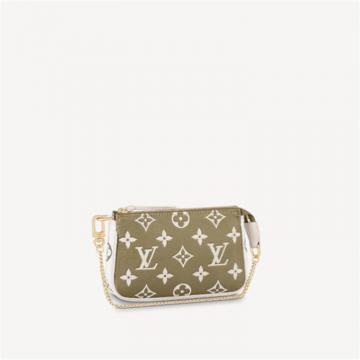 LV M81284 女士抹茶绿 MINI POCHETTE ACCESSOIRES 手拿包