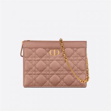 DIOR S5106UWHC 女士绯红色 DIOR CARO 拉链手拿包