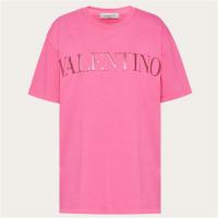 VALENTINO XB3MG16J6WUY84 女士粉色 平纹针织 T恤