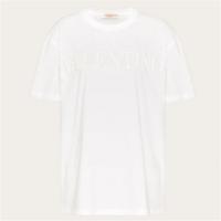 VALENTINO XB3MG16J6WU0BO 女士白色 平纹针织 T恤